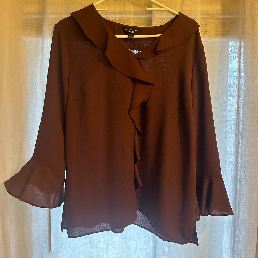 Burgundy Blouse